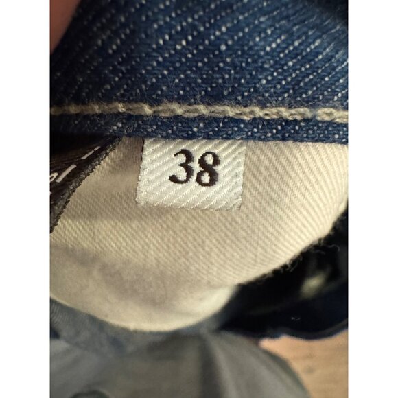 7 For All Mankind Austyn Mens Jeans Size 38 Blue Classic Fit Straight Leg 100% C - Picture 4 of 7